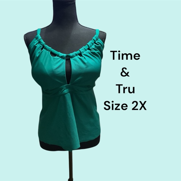 Time and Tru Other - NWOT TIME & TRU BATHING SUIT TOP SIZE 2 X